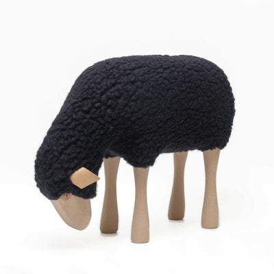 Meier Lamb Wool Plush Grazing Medium, black