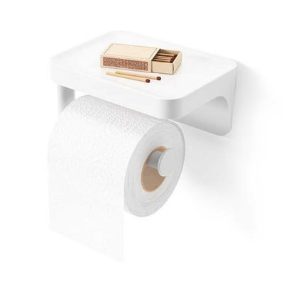 Umbra Flex Adhesive Jumbo Toilet Paper Holder & Shelf