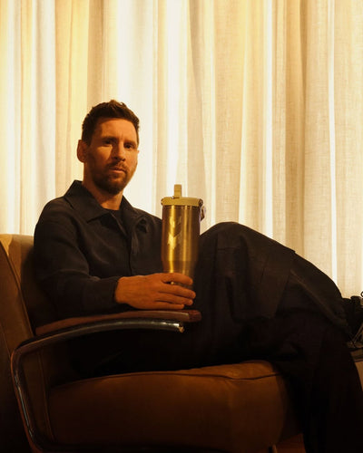 The Messi x Stanley IceFlow™ Flip Straw 2.0 Bottle 24OZ