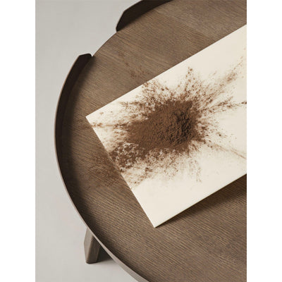 Muuto Around ø72 coffee table, stained dark brown