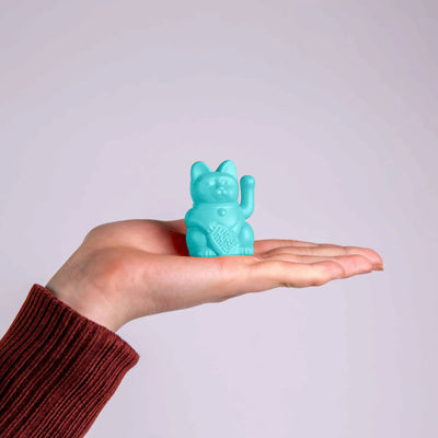 Donkey Lucky Cat Solar, turquoise