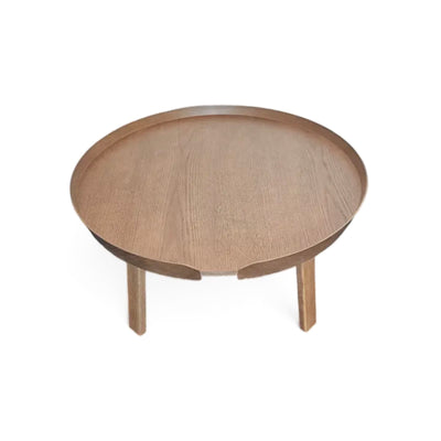 Muuto Around ø72 coffee table, stained dark brown