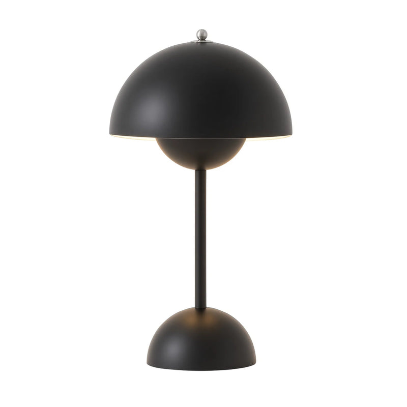 &Tradition Flowerpot VP9 rechargeable lamp, matt black