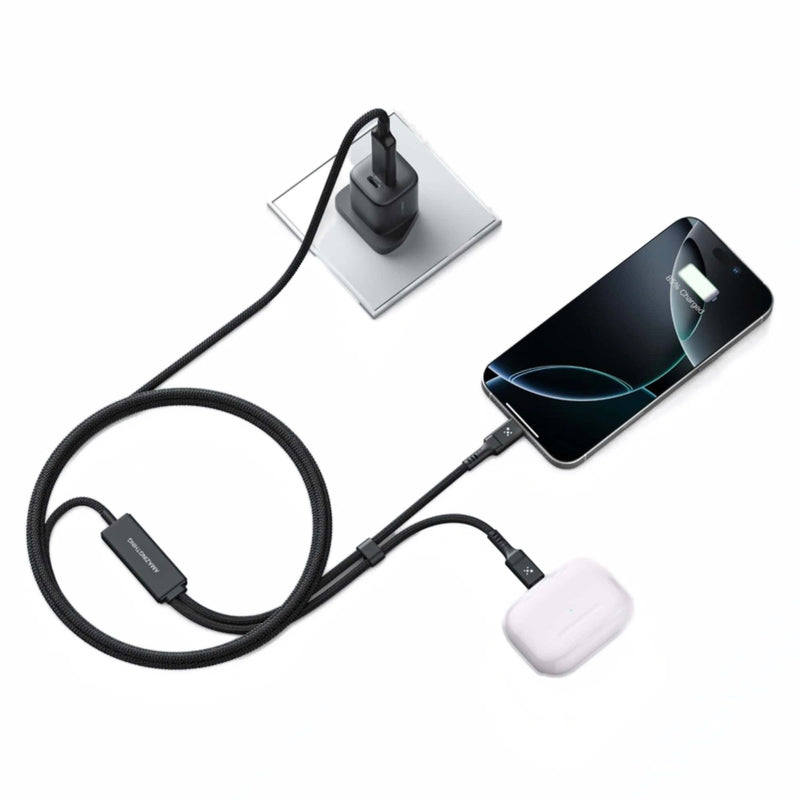 AT Thunder Pro I 7X 4in1 usb-a + usb-c to usb-c + usb-c 5a 100W PD 1.5M cable