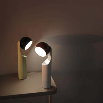 Fine Lumens Mono rechargeable lamp, rust/sky