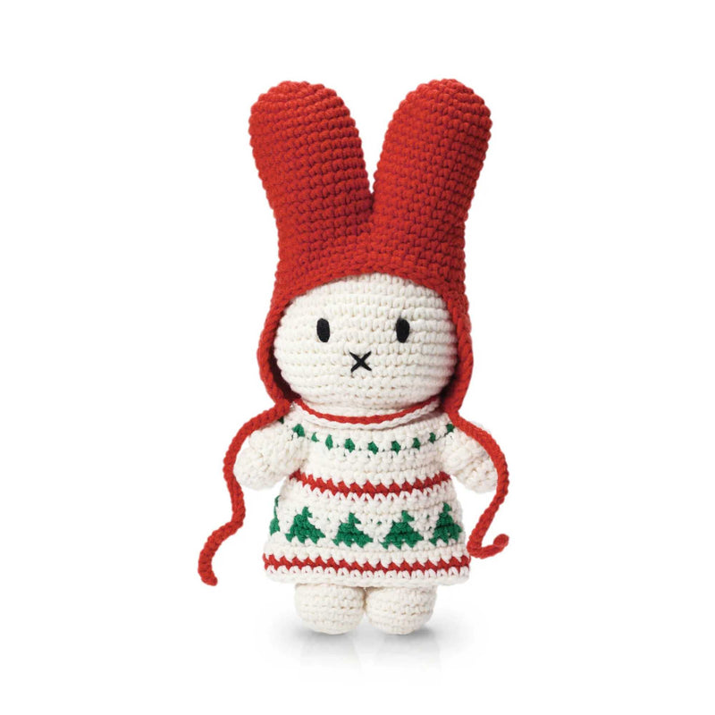 Just Dutch Miffy crochet, Christmas Dress & Hat