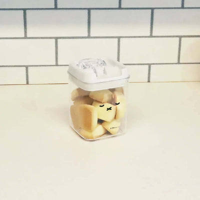 Okato Miffy canister, eyes closed