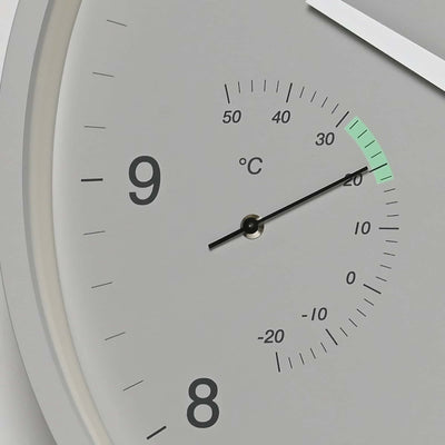 Lemnos BROTE wall clock, grey