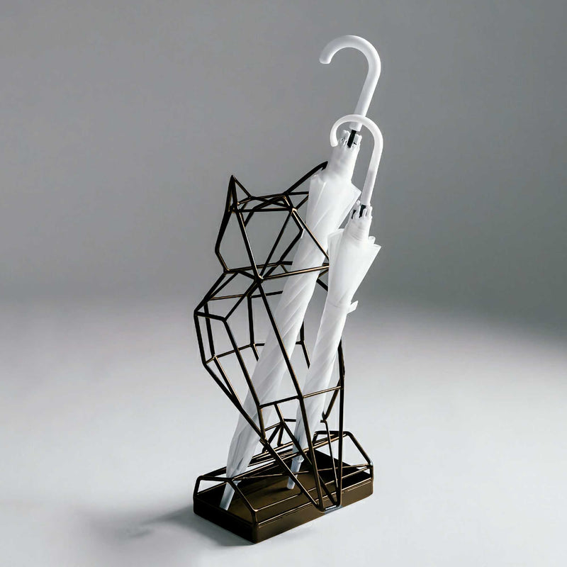 Studio Domo Owl Umbrella Stand , Brown