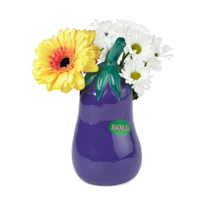 DOIY Farmers' Market Eggplant utensils pot