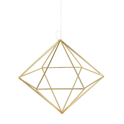 Umbra Prisma wall decor, matte brass
