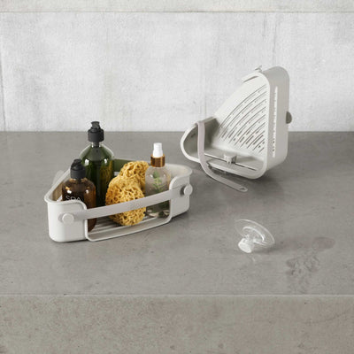 Umbra Flex Adhesive Corner Bin, Grey