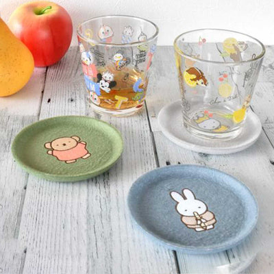 Miffy Felt Coaster/Mini Tray 10cmø, Blue