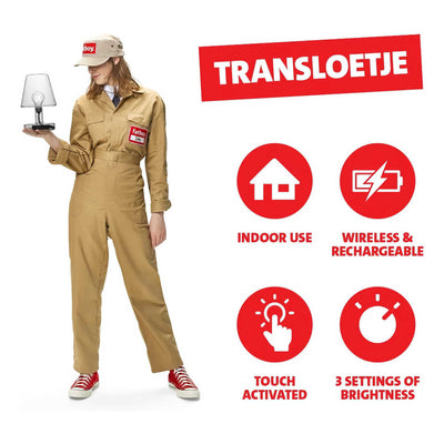 Fatboy Transloetje portable table lamp, Grey