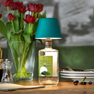 Sompex Top 2.0 rechargeable bottle light, turquoise