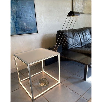 Sompex Delux floor lamp, aluminium