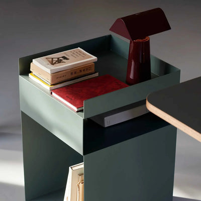 &Tradition Caret MF1 rechargeable lamp, dark burgundy