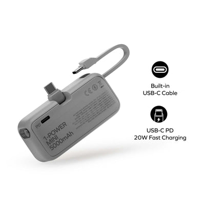 Momax 1-Power Mini Battery Pack, White