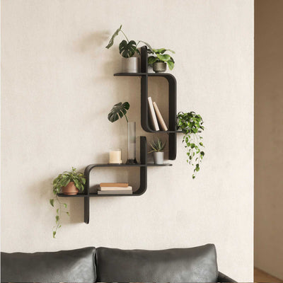 Umbra Montage wall shelf, black