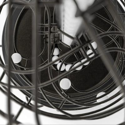 Marbolous Marble Electroll Track Desk Toy, classic walnut