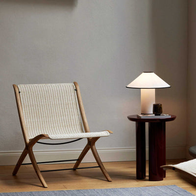 &Tradition Tung JA3 side table, burgundy red