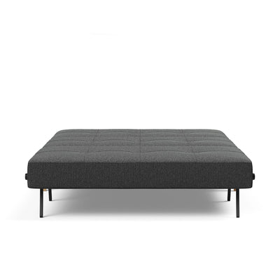 Innovation Living Cubed 140 Wood sofa bed, 529 boucle charcoal