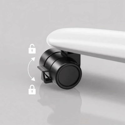 9am M8 threaded lockable caster wheels for standing desks