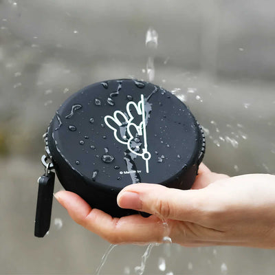 Curun Miffy Round Coin Pouch, Black