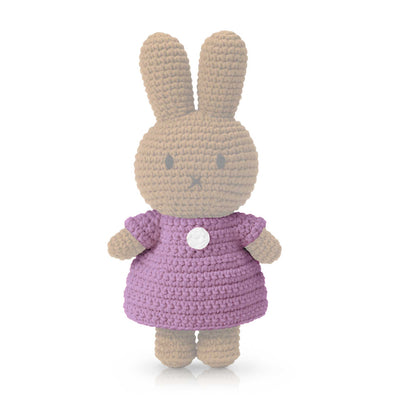 Just Dutch handmade crocheted outfit, Lilac dress