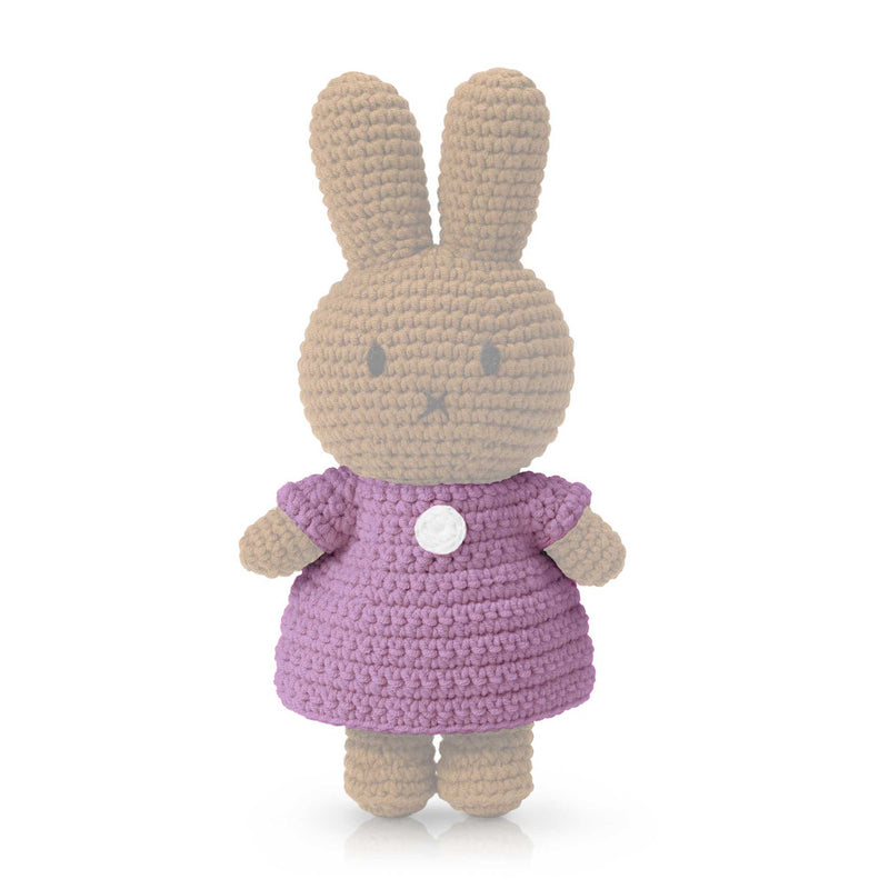 Just Dutch handmade crocheted outfit, Lilac dress