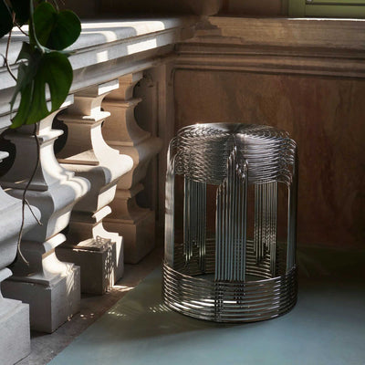 &Tradition Wire VP11 stool, stainless steel
