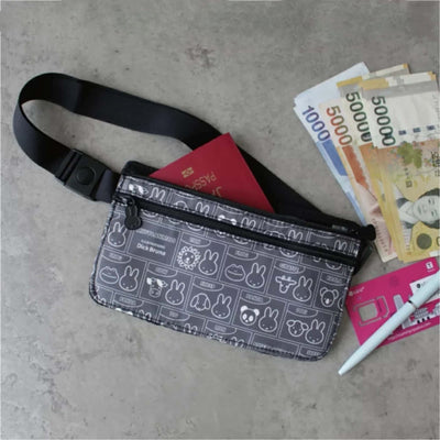 Miffy & Animals travel pouch, grey