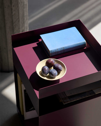 &Tradition Rotate SC73 side table, dark plum