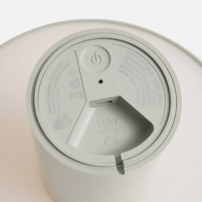 HAY Pao rechargeable lamp, cool grey