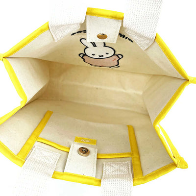 Miffy embroidery tote bag, miffy dancing