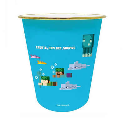 Minecraft Garbage Can, Friends