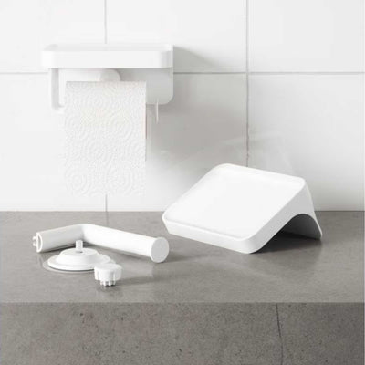 Umbra Flex Adhesive Jumbo Toilet Paper Holder & Shelf