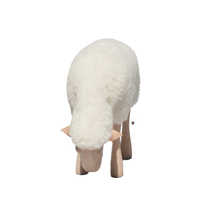 Meier Lamb Wool Plush Grazing Medium, White