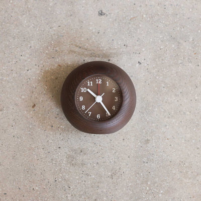 Lemnos Rest alarm clock, brown