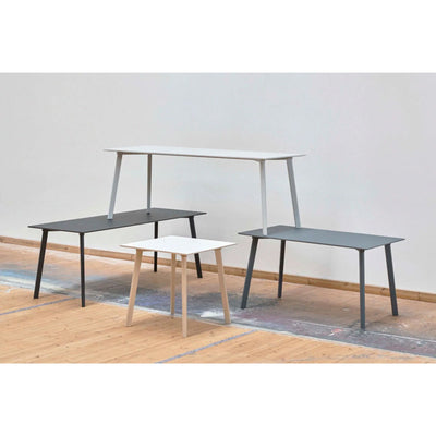 HAY Cph Deux 210 table L140xW75, stone grey/oak