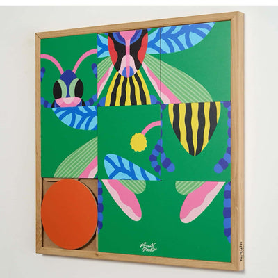 Taquin Bizzz puzzle wall art 48x48