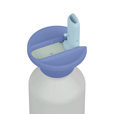 Dopper Steel x Flip Straw bottle 350ml, seafoam sorbet