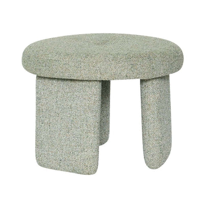 Hubsch Rocco Pouffe, light green