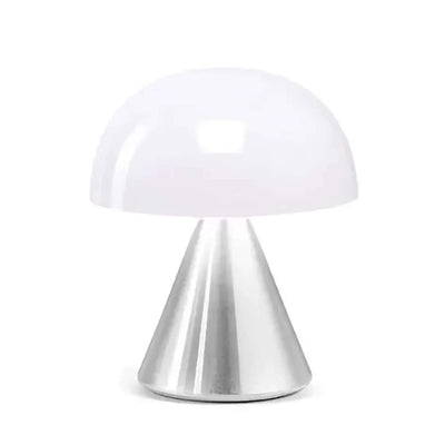 Lexon Mina rechargeable lamp, polished aluminum