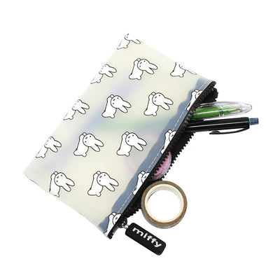 Dick Bruna NUU Clear Silicone Pouch, White