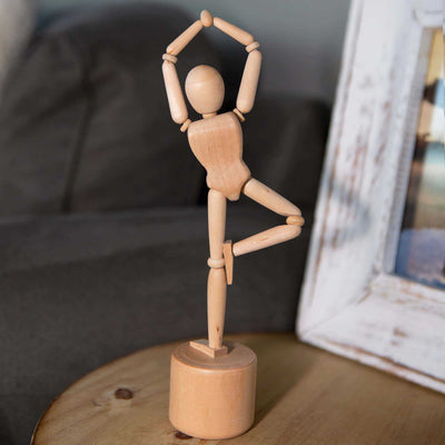 Kikkerland Yogi Push Puppet