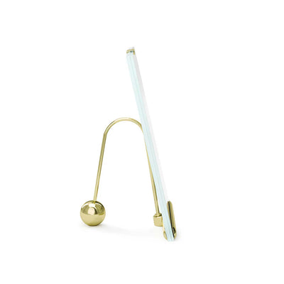 Umbra Flute Picture Frame 5x7", brass