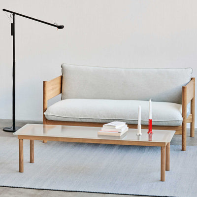 HAY Kofi coffee table with glass top (140x50cm)