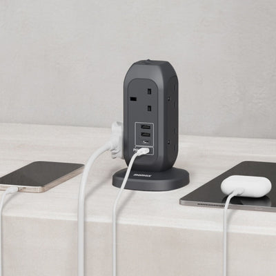 OnePlug 7-Outlet Power Strip With USB