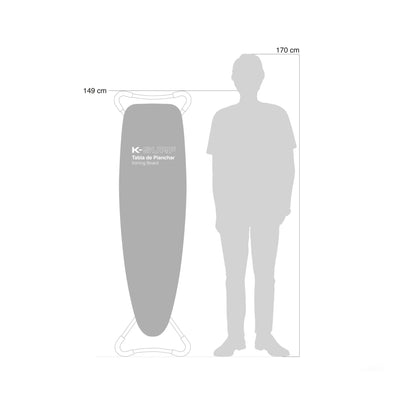 Rolser K-Surf ironing board, black